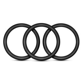 Performance VS3 Pure Premium Silicone Cockrings Large Black